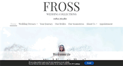 Desktop Screenshot of frossweddingcollections.co.uk