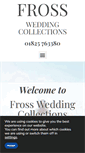 Mobile Screenshot of frossweddingcollections.co.uk